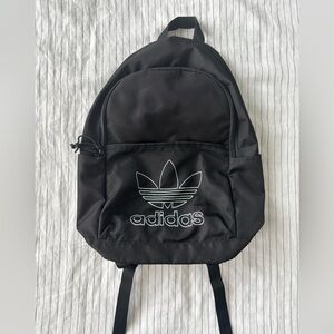 Adidas Originals Black trefoil back pack never used